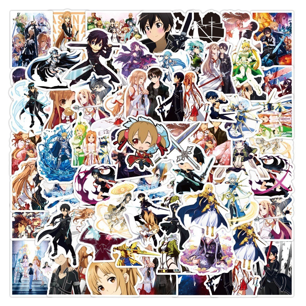 Anime Merchandise Online - 1 Pack Anime Sticker Sword Art
