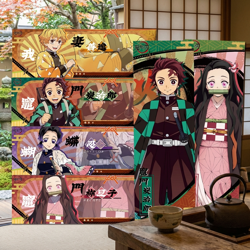 Anime Merchandise Demon Slayer - Demon Slayer Reverse Laser Ticket Double