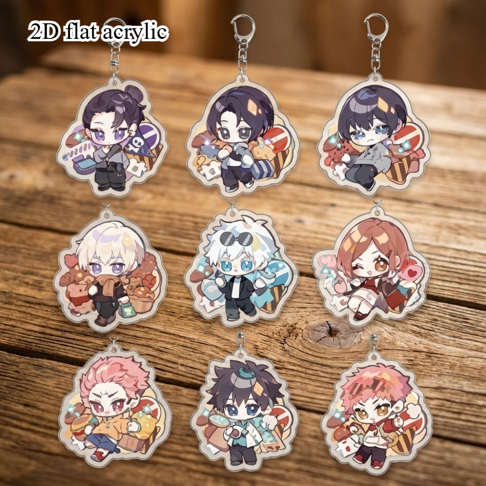 Anime Merchandise In Chinese - Jujutsu Kaisen Acrylic Keychains - Anime