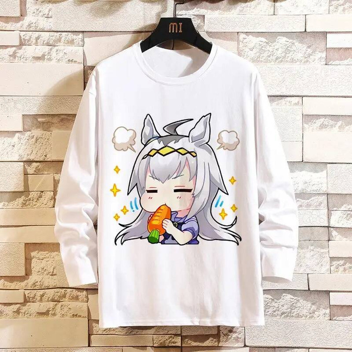 Anime Merchandise T-Shirts - Jockey Girl Long Sleeve T-Shirt Pretty