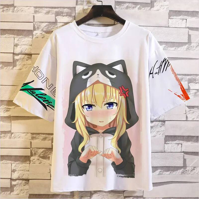 Anime Merchandise T-Shirts - Gabriel's Fall Short Sleeve T-Shirt Casual