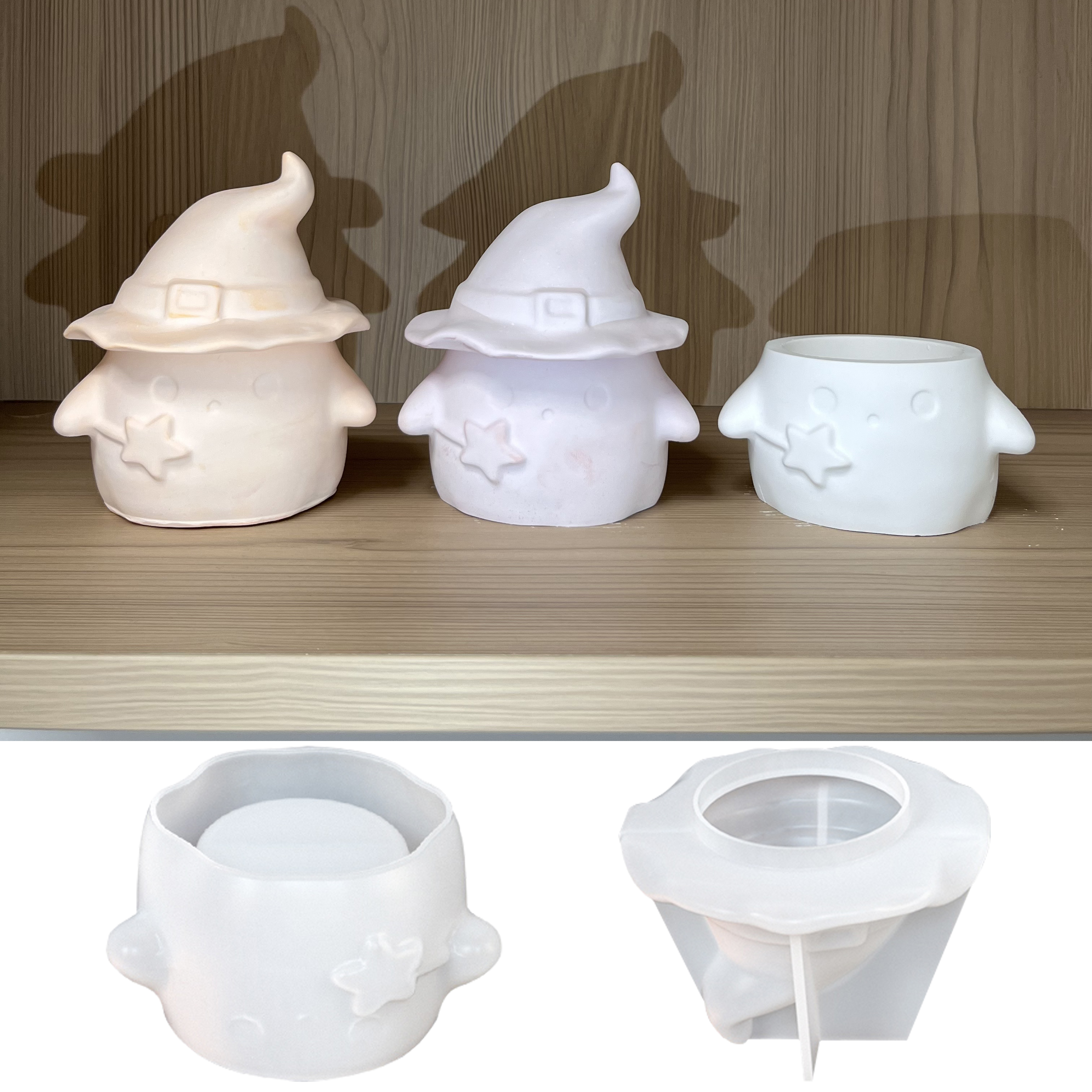 Manga Storage Box - 1PC Ghost Silicone Resin Mold, 3D