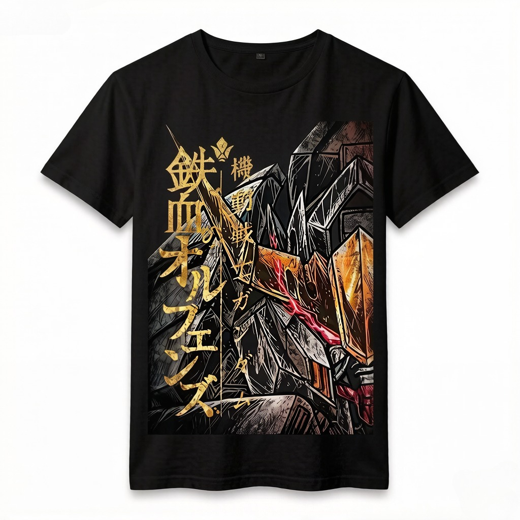 Anime Related Merchandise - High-top Unicorn Gundam Short-sleeved T-shirt, Anime-related