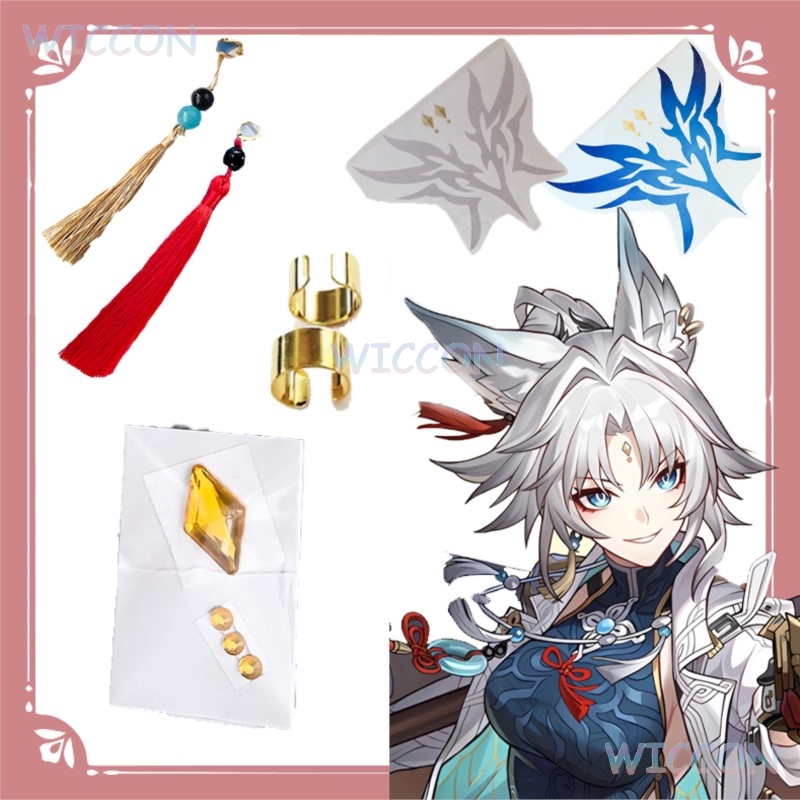 Anime Merchandise Europe - Face Stickers Custom Temporary Tattoo Honkai