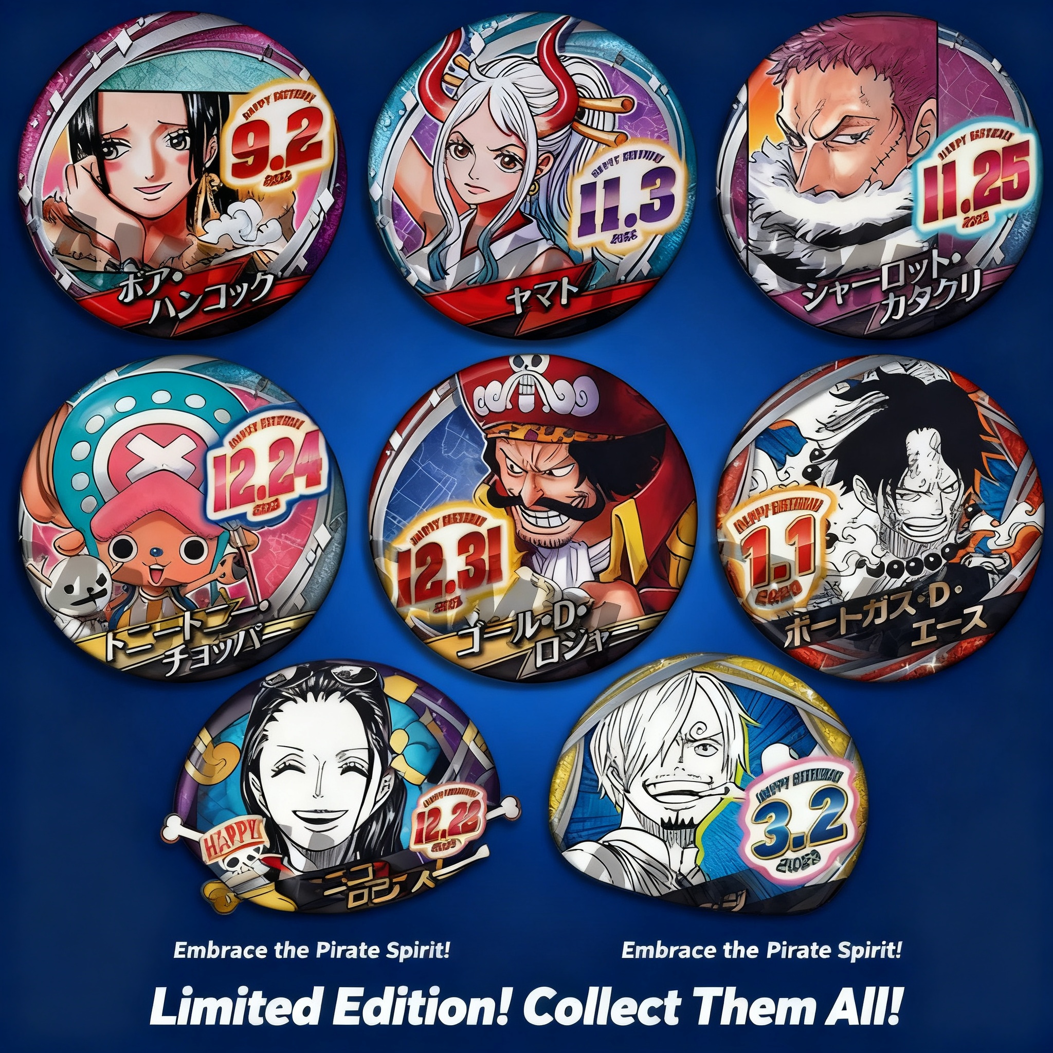 Anime Merchandise In Chinese - One Piece Anime Badge Pin Brooch