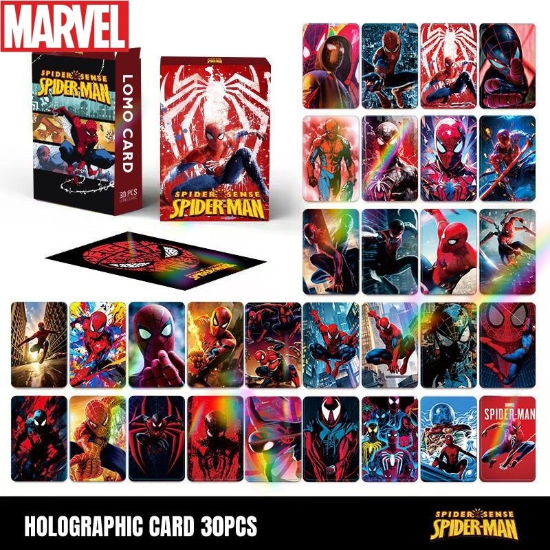 Anime Kingdom Merchandise - Anime merchandise Spider-Man laser flash card