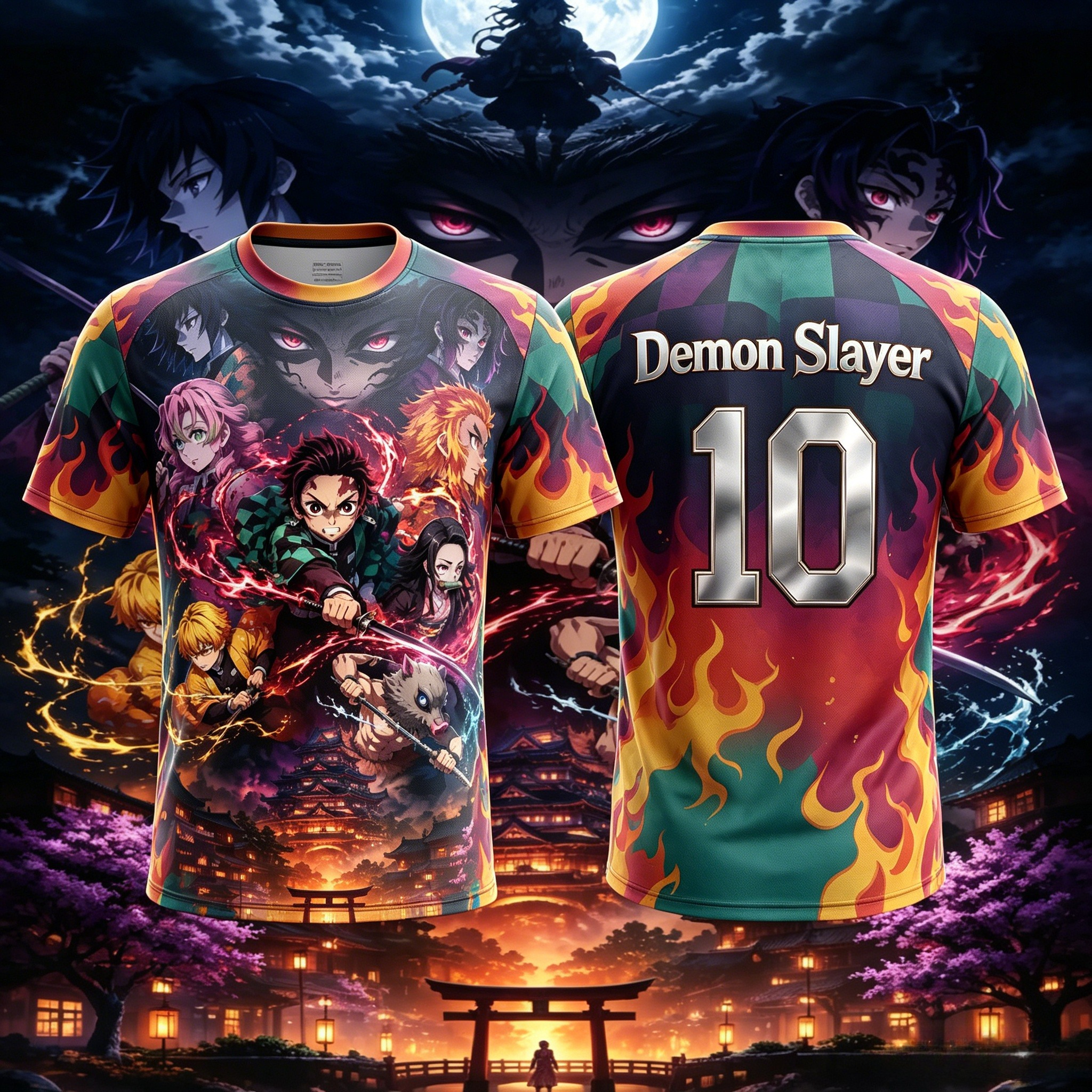 Anime Merchandise Demon Slayer - 2026 Summer New Adult Men's Demon