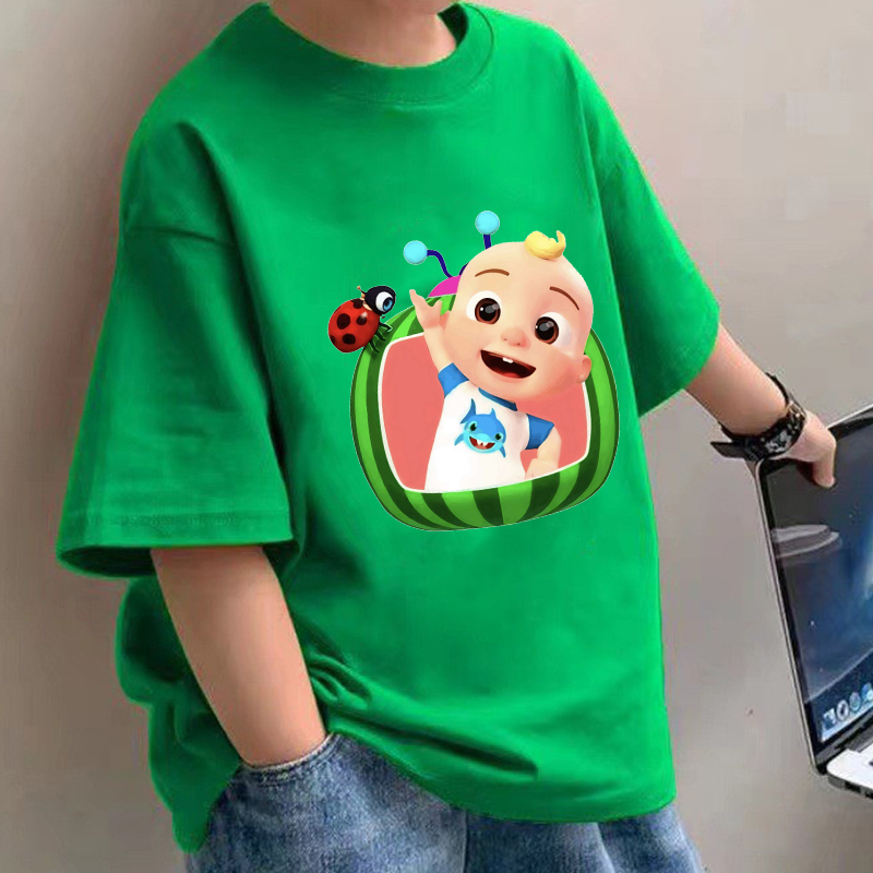 Anime Merchandise Online - Cocomelons Baby T-Shirts Anime Cotton Short