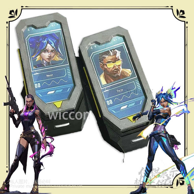 Valorant Agent jett raze neon  - مراجعة Anime Merchandise Names وسعره