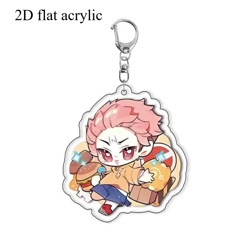 Jujutsu Kaisen Acrylic Keychai - مراجعة Anime Merchandise In Chinese وسعره
