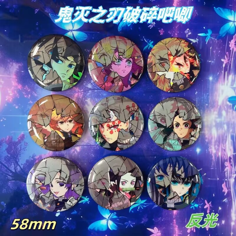 Demon Slayer Broken Badge Anim - مراجعة Anime Merchandise Demon Slayer وسعره