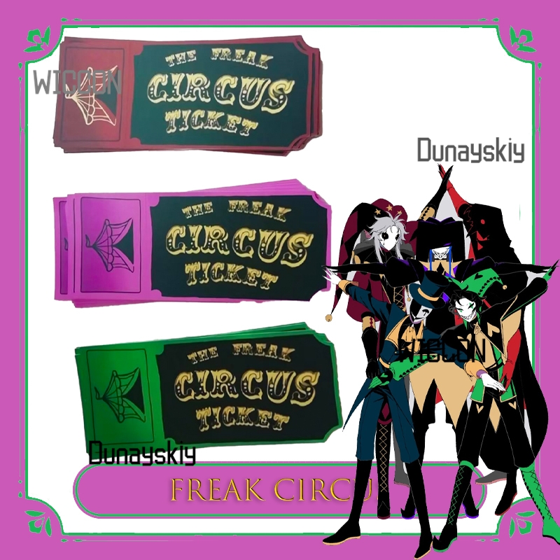 Freak Circus Ticket Card Red G - مراجعة Anime Merchandise Europe وسعره