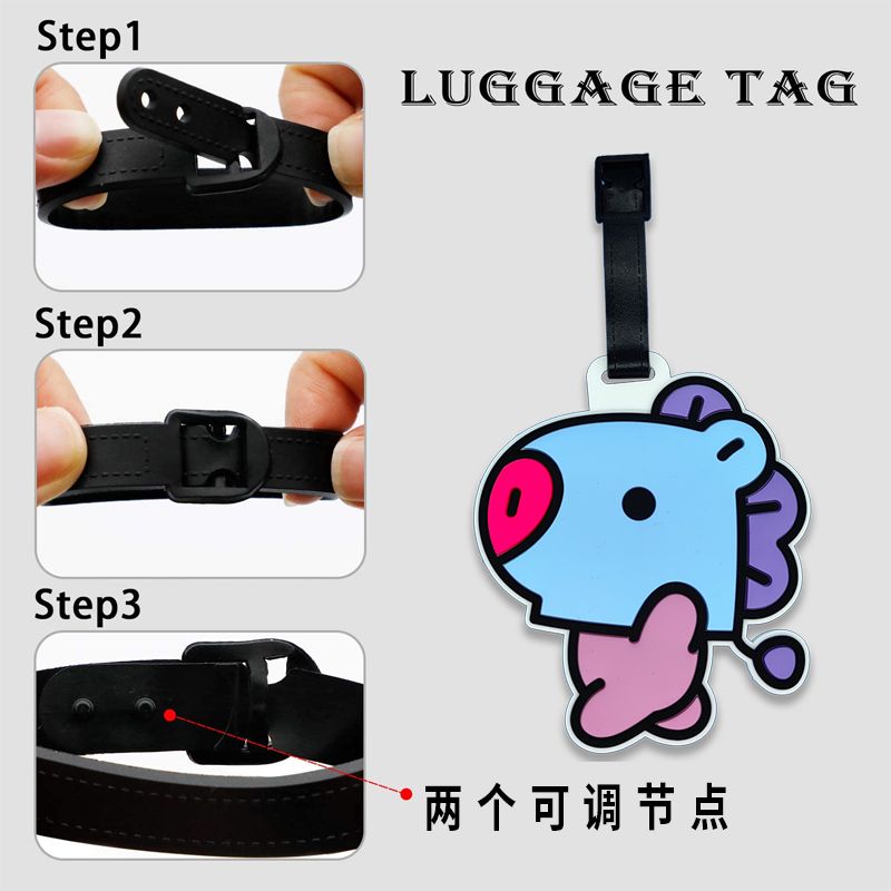BT21 cartoon cute keychain Kaw - مراجعة Anime Merchandise Online وسعره