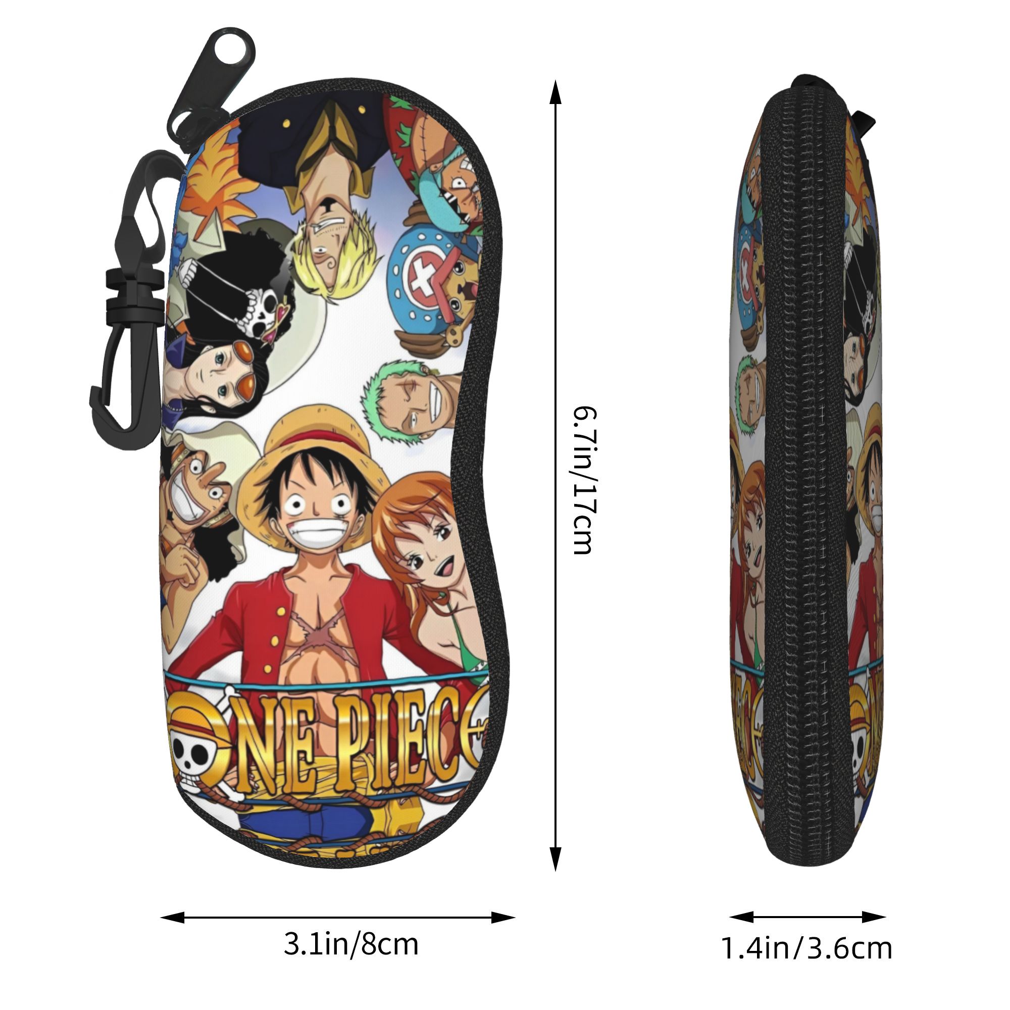 One Piece Glasses Case Unisex  - مراجعة Manga Storage Box وسعره