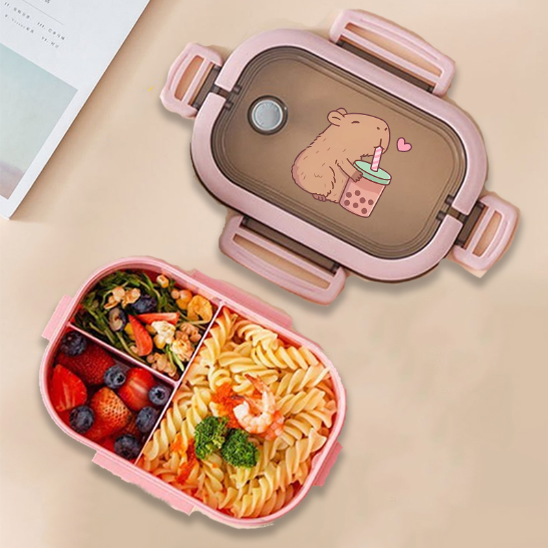 Capybara Bento Lunch Box Anime - مراجعة Manga Storage Box وسعره