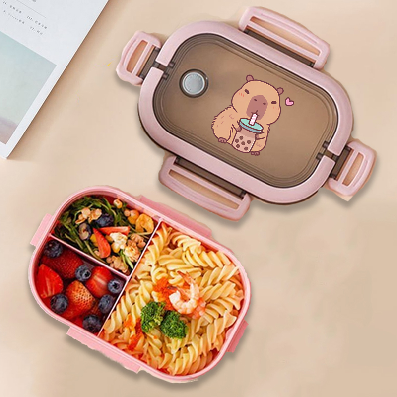 Capybara Bento Lunch Box Anime - مراجعة Manga Storage Box وسعره