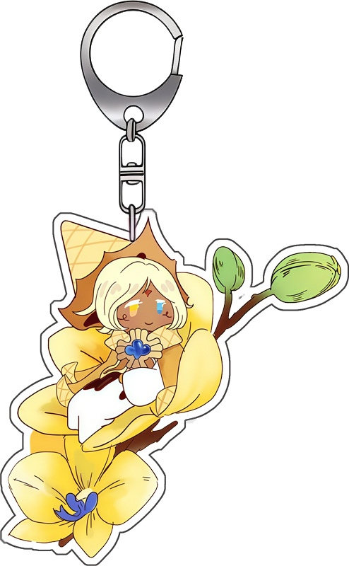 6Cm Acrylic Keychain for Cooki - مراجعة Anime Kingdom Merchandise وسعره