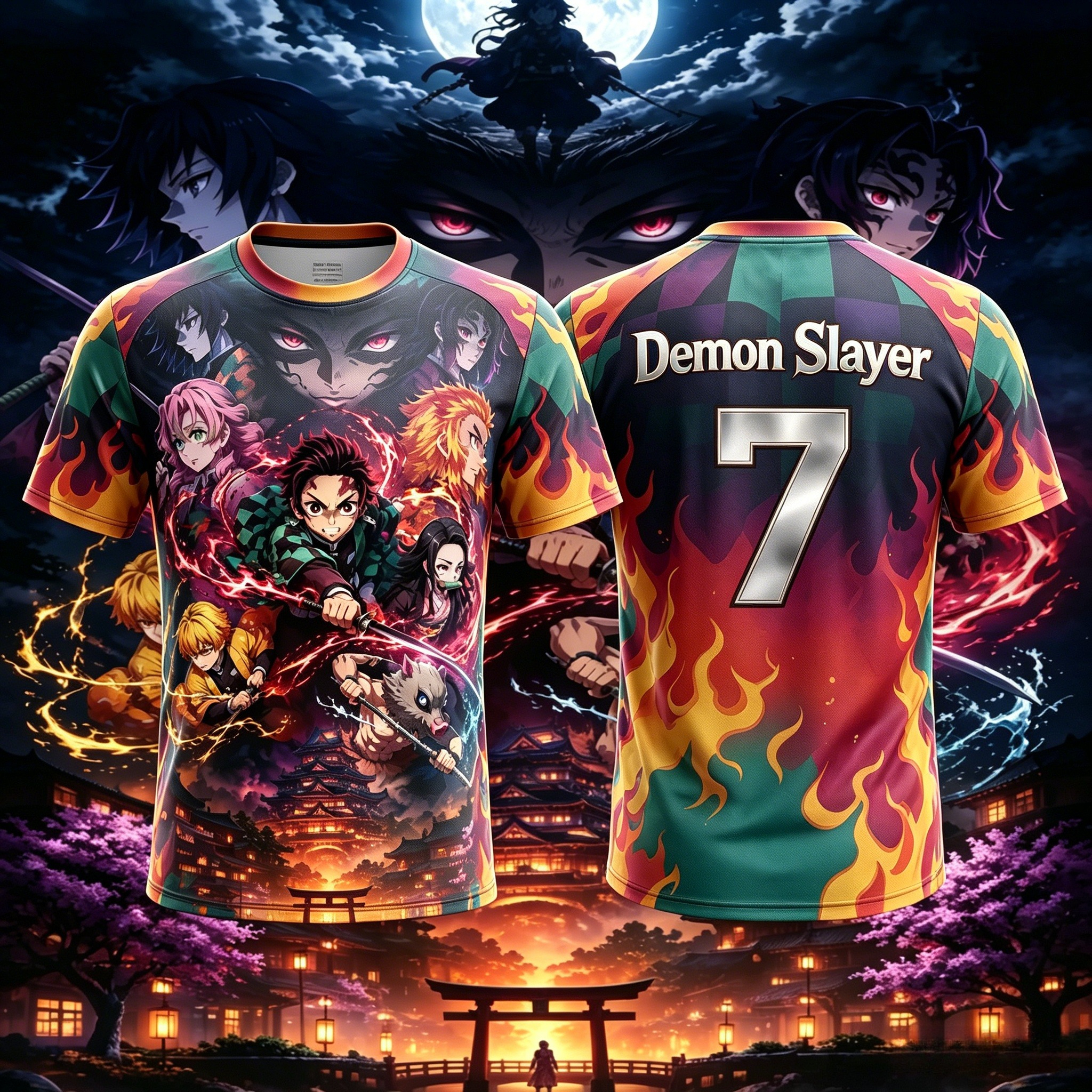 2026 Summer New Adult Men's De - مراجعة Anime Merchandise Demon Slayer وسعره