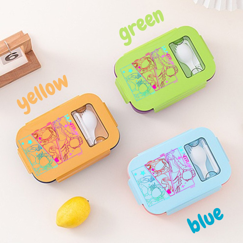 KPOP Demon Hunters  Lunch Box  - مراجعة Manga Storage Box وسعره