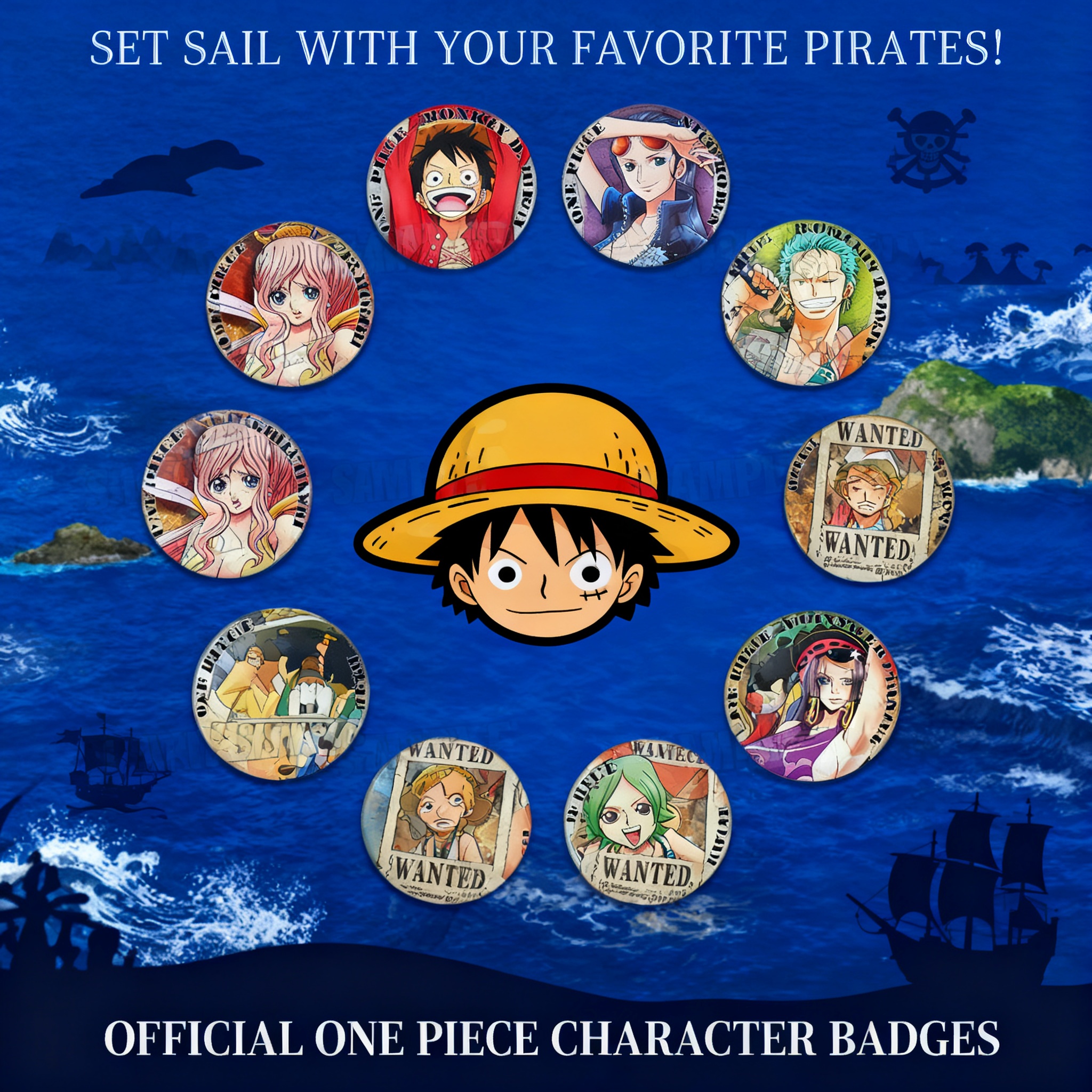 One Piece Anime Badge Two Year - مراجعة Anime Merchandise Ideas وسعره