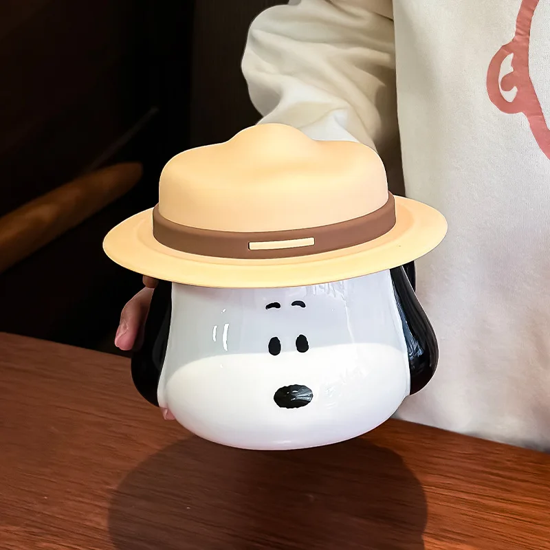 Snoopy Straw Hat Design Cerami - مراجعة Anime Merchandise Ideas وسعره